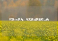 韩国LOL实力，电竞领域的璀璨之光
