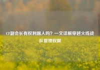 CF副会长有权利踢人吗？一文详解穿越火线战队管理权限
