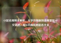 CF起名规则全解析，从字符限制到违规雷区一文讲透，取ID不踩坑附起名大全