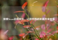 探索Steam远程同乐，让游戏跨越距离共享欢乐