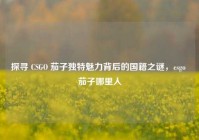 探寻 CSGO 茄子独特魅力背后的国籍之谜，csgo 茄子哪里人