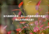 块与像素的浪漫，在Steam的像素建造世界里，我们为何依然沉迷？