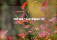 探索解决PUBG画面黑屏问题