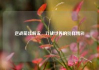 逆战萌娃解说，刀战世界的别样精彩