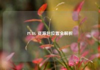 PUBG 资源包位置全解析