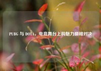 PUBG 与 DOTA，电竞舞台上的魅力巅峰对决