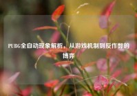PUBG全自动现象解析，从游戏机制到反作弊的博弈