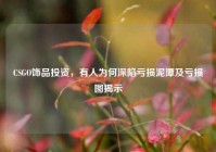 CSGO饰品投资，有人为何深陷亏损泥潭及亏损图揭示