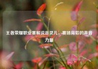 王者荣耀职业赛解说员灵儿，赛场背后的声音力量