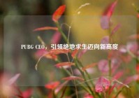 PUBG CEO，引领绝地求生迈向新高度