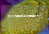 逆战秋与新年激情碰撞及获取方式