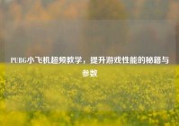 PUBG小飞机超频教学，提升游戏性能的秘籍与参数