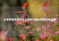 王者荣耀直播地址全解析及畅玩精彩对局指南