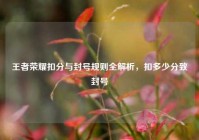 王者荣耀扣分与封号规则全解析，扣多少分致封号