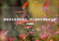 绝地求生宿舍楼激战，战火中的生存角逐与打法解析