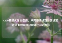 CSGO延迟优化全指南，从网络调试到参数设置 告别卡顿瞬移轻松调出延迟显示