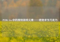 PUBG Lite中的独特游戏元素——绝地求生巧克力