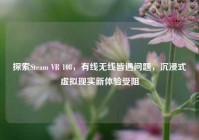 探索Steam VR 108，有线无线皆遇问题，沉浸式虚拟现实新体验受阻