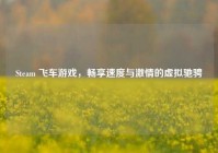 Steam 飞车游戏，畅享速度与激情的虚拟驰骋