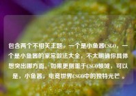 包含两个不相关主题，一个是小鱼酱CSGO，一个是小鱼酱的家常做法大全，不太明确你具体想突出哪方面。如果更侧重于CSGO领域，可以是，小鱼酱，电竞世界CSGO中的独特光芒 。