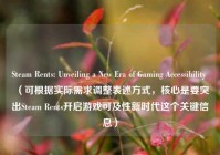 Steam Rents: Unveiling a New Era of Gaming Accessibility （可根据实际需求调整表述方式，核心是要突出Steam Rents开启游戏可及性新时代这个关键信息）