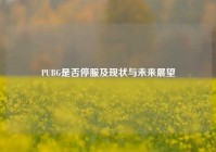 PUBG是否停服及现状与未来展望