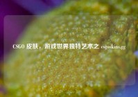 CSGO 皮肤，游戏世界独特艺术之 csgoskins.gg