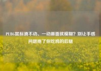 PUBG鼠标滑不动、一动画面就模糊？别让手感问题拖了你吃鸡的后腿