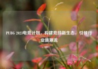 PUBG 2023电竞计划，构建竞技新生态，引领行业新潮流