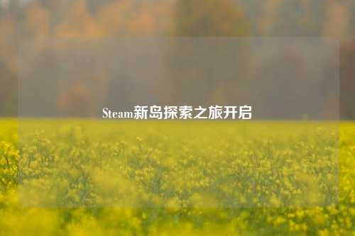 Steam新岛探索之旅开启