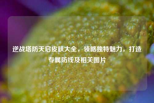 逆战塔防天启皮肤大全,领略独特魅力,打造专属防线及相关图片