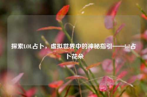 探索LOL占卜,虚拟世界中的神秘指引——lol占卜花朵