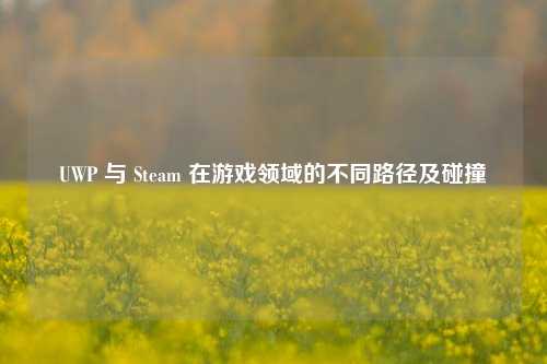 UWP 与 Steam 在游戏领域的不同路径及碰撞