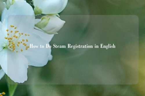 How to Do Steam Registration in English
