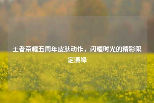 王者荣耀五周年皮肤动作，闪耀时光的精彩限定演绎