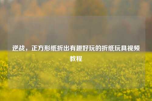 逆战,正方形纸折出有趣好玩的折纸玩具视频教程