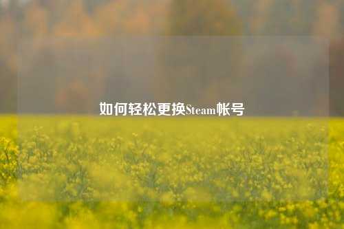 如何轻松更换Steam帐号