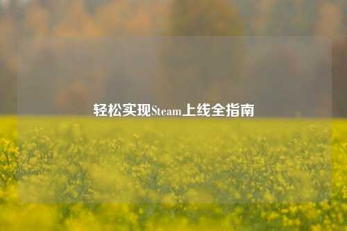 轻松实现Steam上线全指南