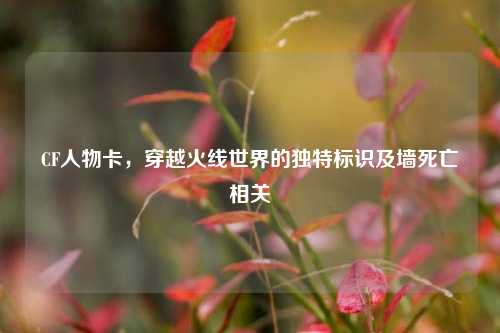 CF人物卡，穿越火线世界的独特标识及墙死亡相关