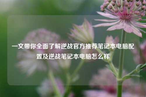 一文带你全面了解逆战官方推荐笔记本电脑配置及逆战笔记本电脑怎么样