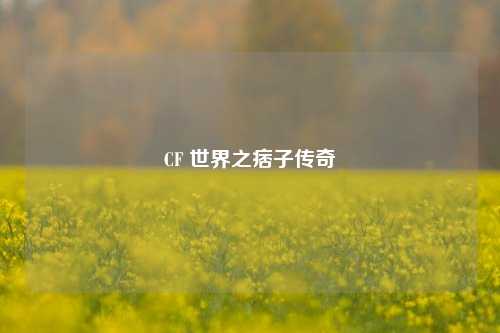 CF 世界之痞子传奇