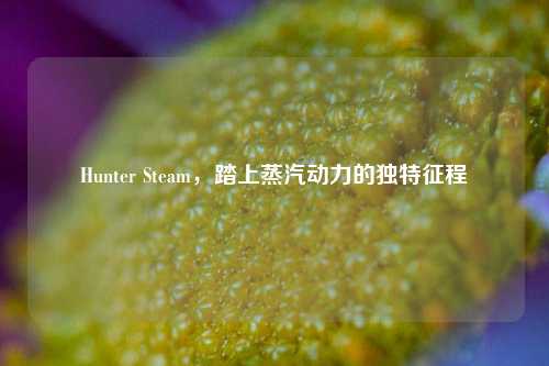 Hunter Steam，踏上蒸汽动力的独特征程
