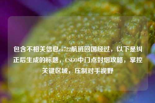 包含不相关信息ca722航班回国经过,以下是纠正后生成的标题,CSGO中门点封烟攻略,掌控关键区域,压制对手视野