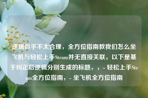 逻辑似乎不太合理,全方位指南教我们怎么坐飞机与轻松上手Steam并无直接关联,以下是基于纠正后逻辑分别生成的标题,,- 轻松上手Steam全方位指南,- 坐飞机全方位指南