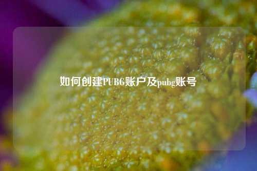 如何创建PUBG账户及pubg账号