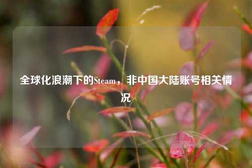 全球化浪潮下的Steam，非中国大陆账号相关情况
