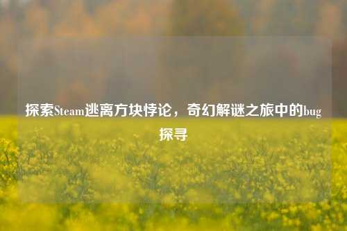 探索Steam逃离方块悖论，奇幻解谜之旅中的bug探寻
