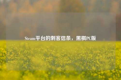 Steam平台的刺客信条，黑棋PC版