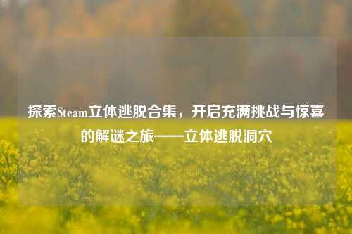 探索Steam立体逃脱合集，开启充满挑战与惊喜的解谜之旅——立体逃脱洞穴