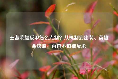 王者荣耀反甲怎么克制？从机制到出装、英雄全攻略，再也不怕被反杀